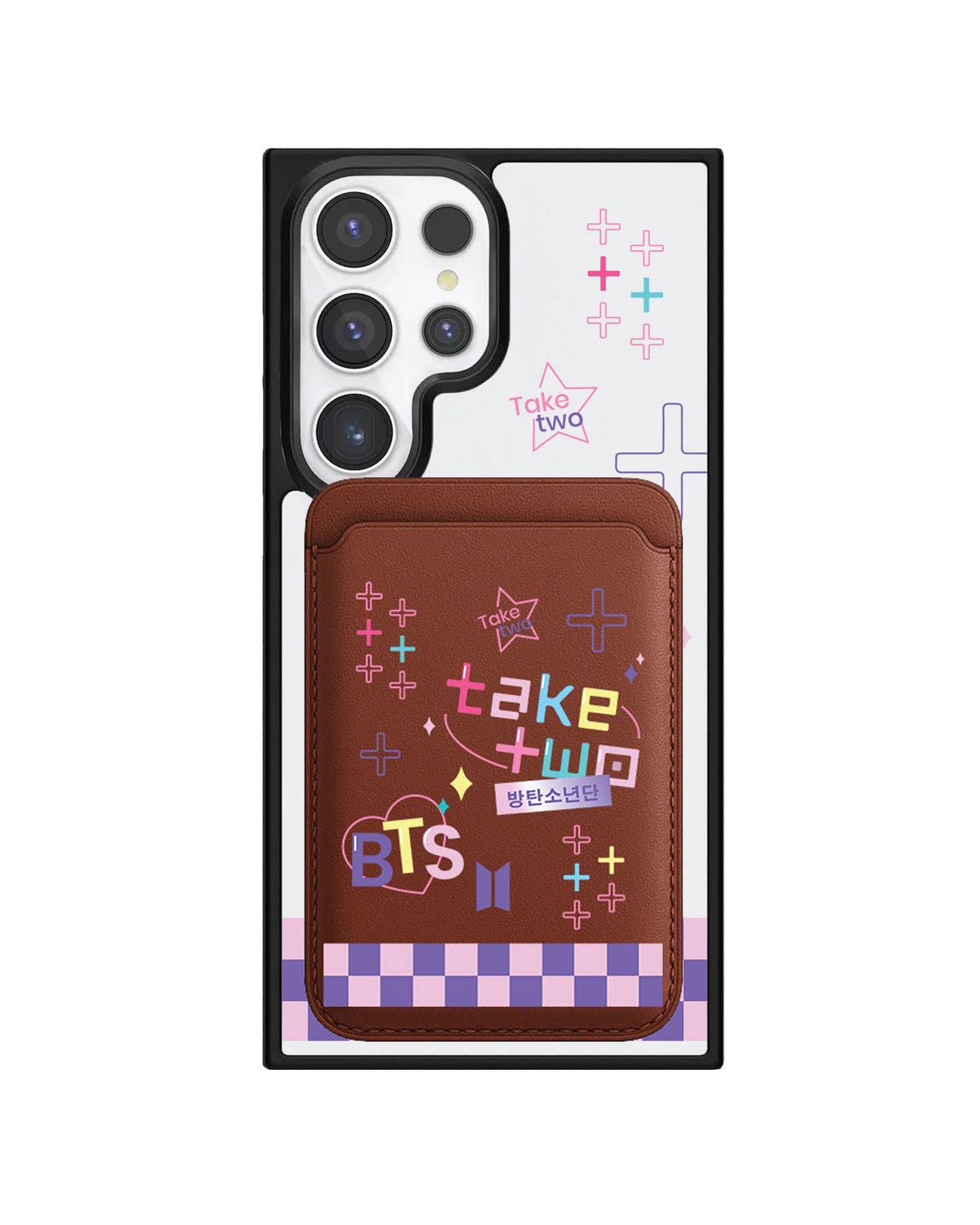 Android Magnetic Wallet Case - BTS Take Two