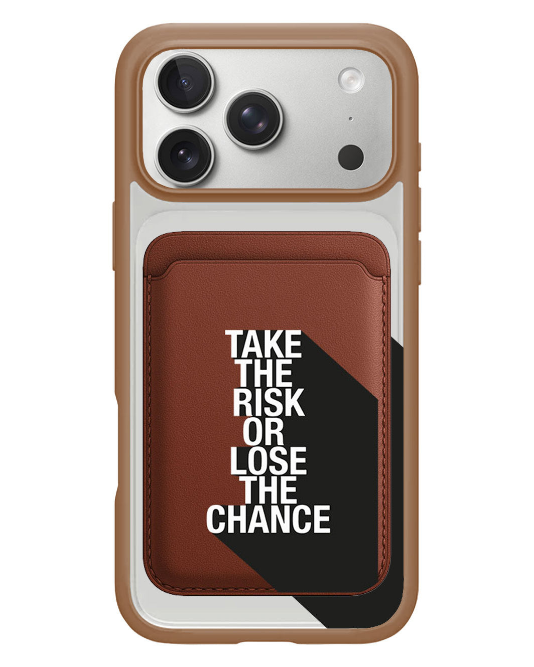 iPhone Magnetic Wallet Case - Take the Risk