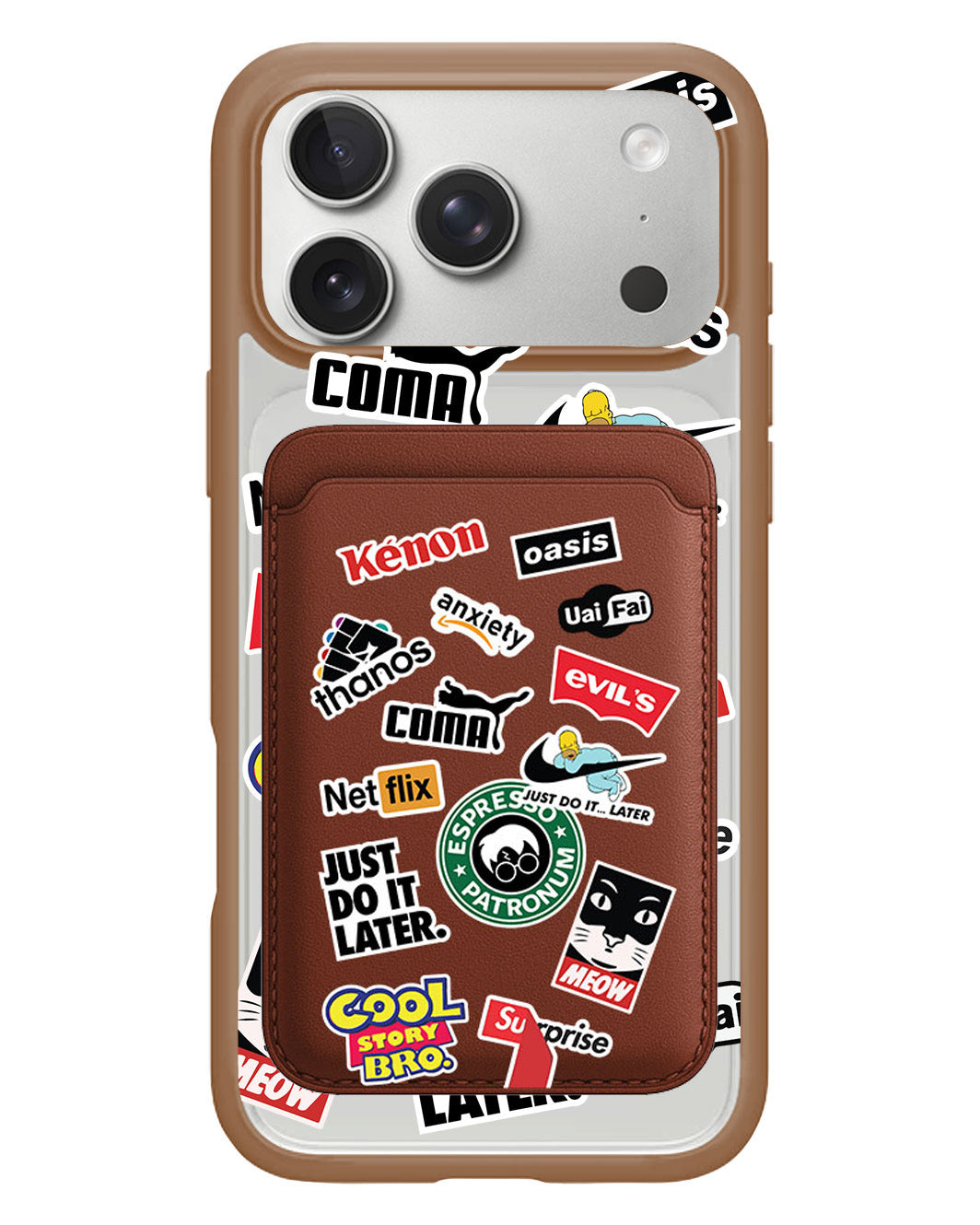iPhone Magnetic Wallet Case - Brand Parody 1.0