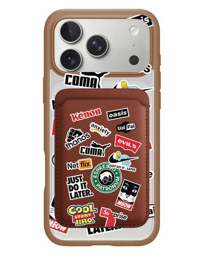 iPhone Magnetic Wallet Case - Brand Parody 1.0