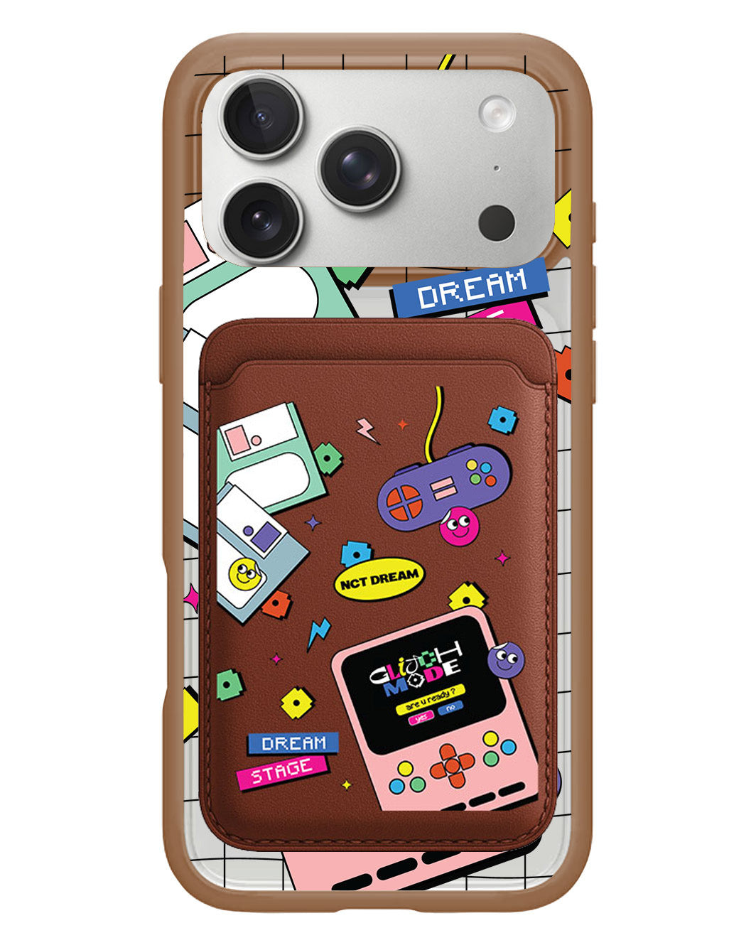 iPhone Magnetic Wallet Case - NCT Glitch Mode