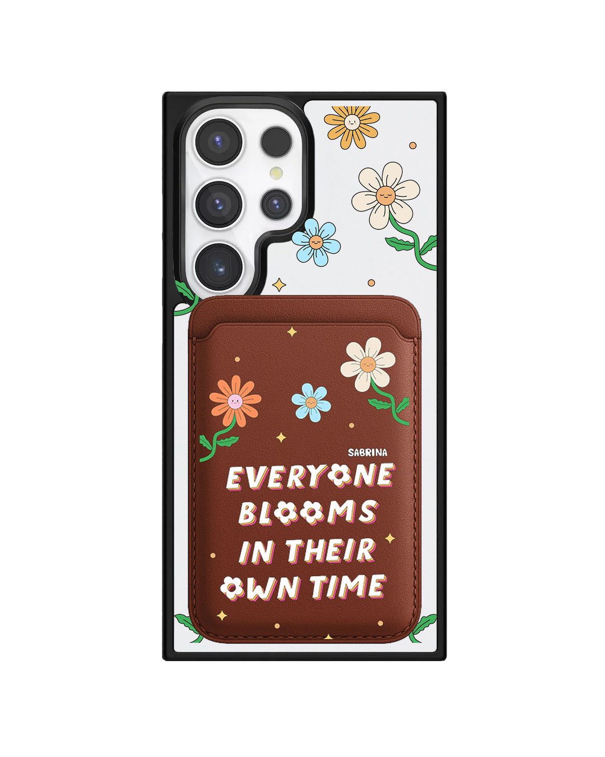 Android Magnetic Wallet Case - Blooms