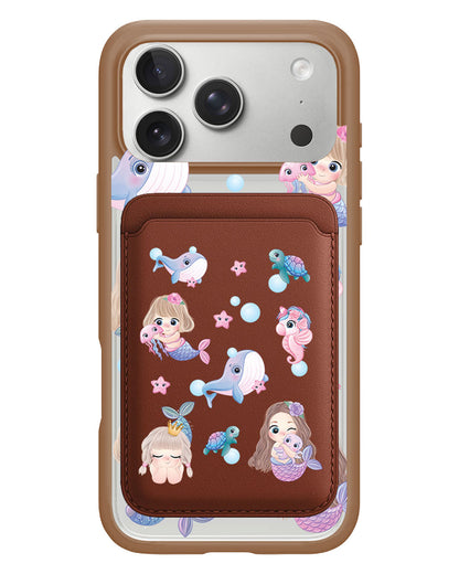 iPhone Magnetic Wallet Case - Little Mermaid