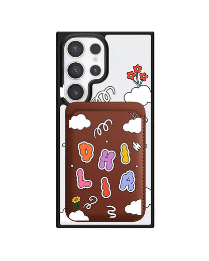 Android Magnetic Wallet Case - Adorable monogram 6.0