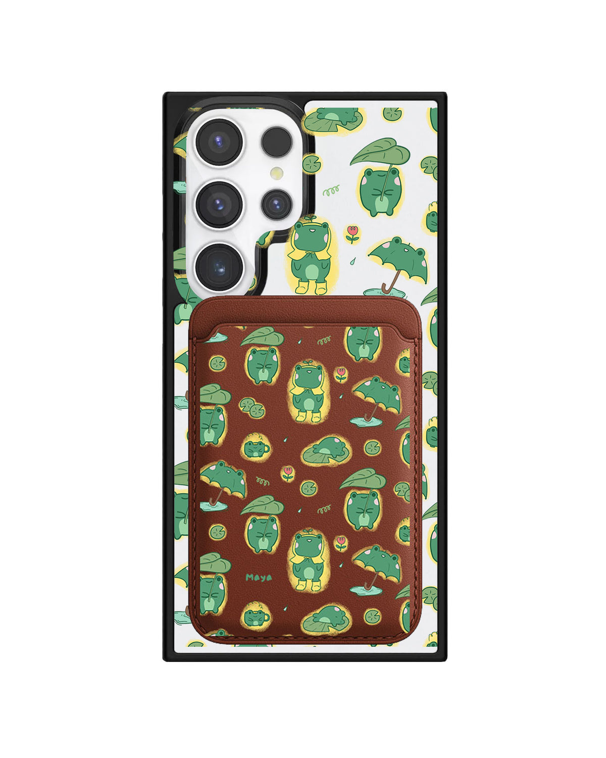 Android Magnetic Wallet Case - Happy Rain