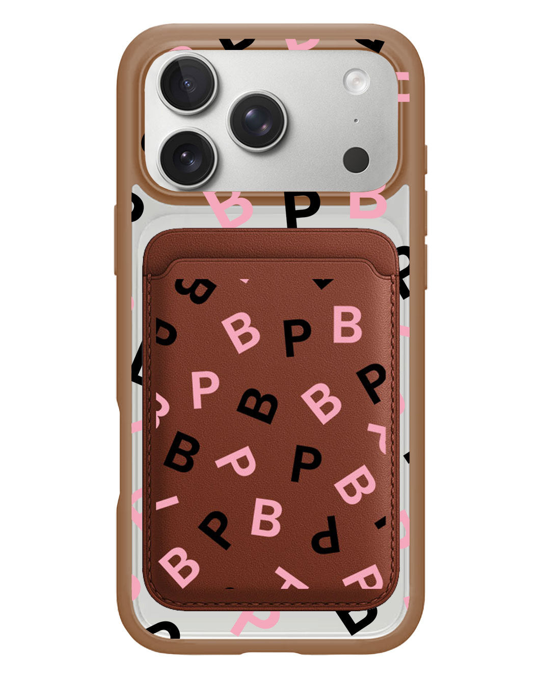 iPhone Magnetic Wallet Case - Blackpink Monogram