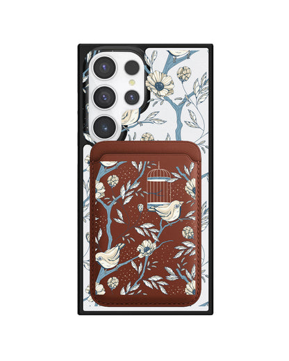 Android Magnetic Wallet Case - Lovebird 9.0
