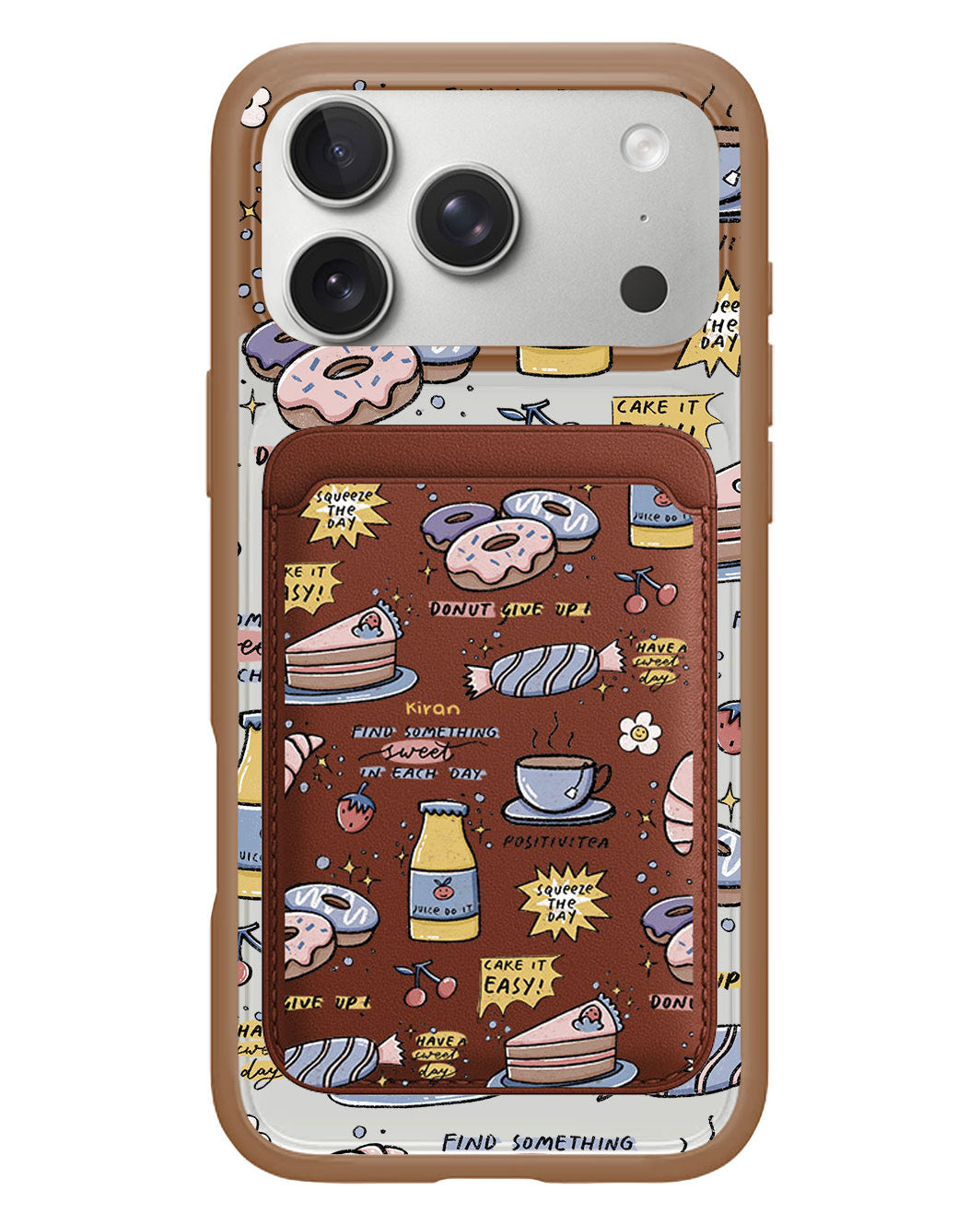 iPhone Magnetic Wallet Case - Sweets