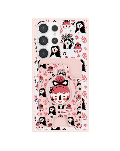 Android Magpop Wallet - Flowery Faces