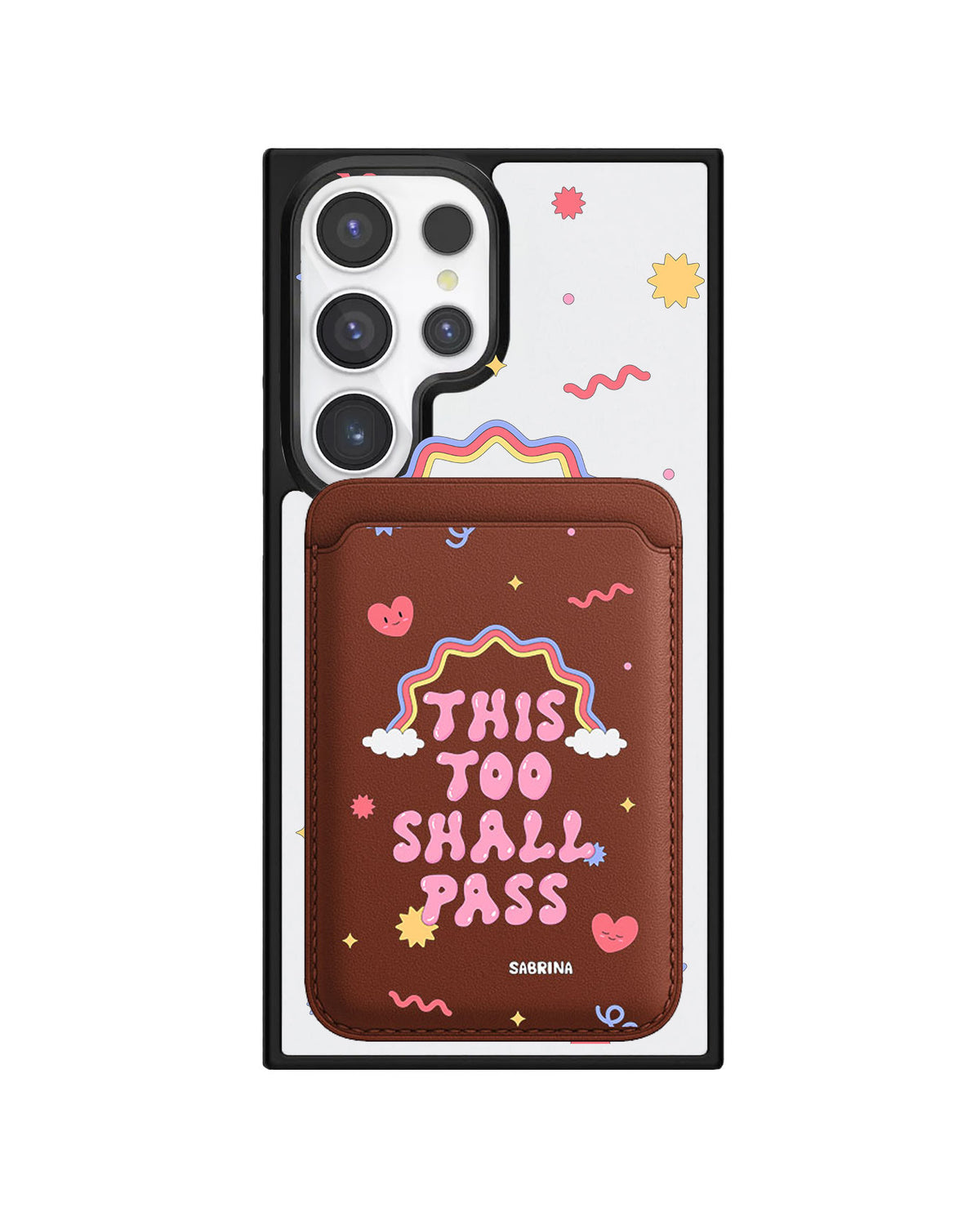 Android Magnetic Wallet Case - This Too Shall Pass