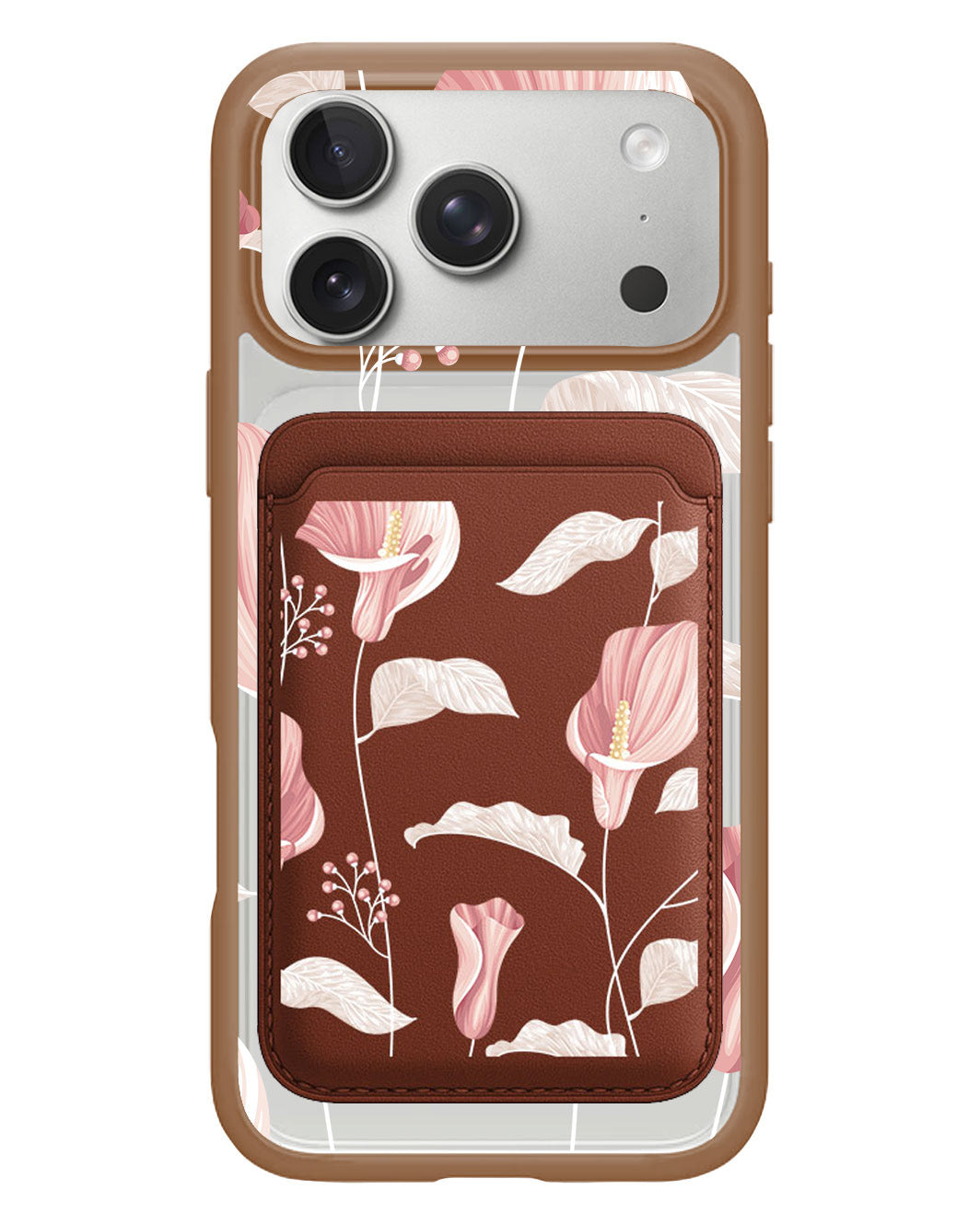 iPhone Magnetic Wallet Case - Easter Lily