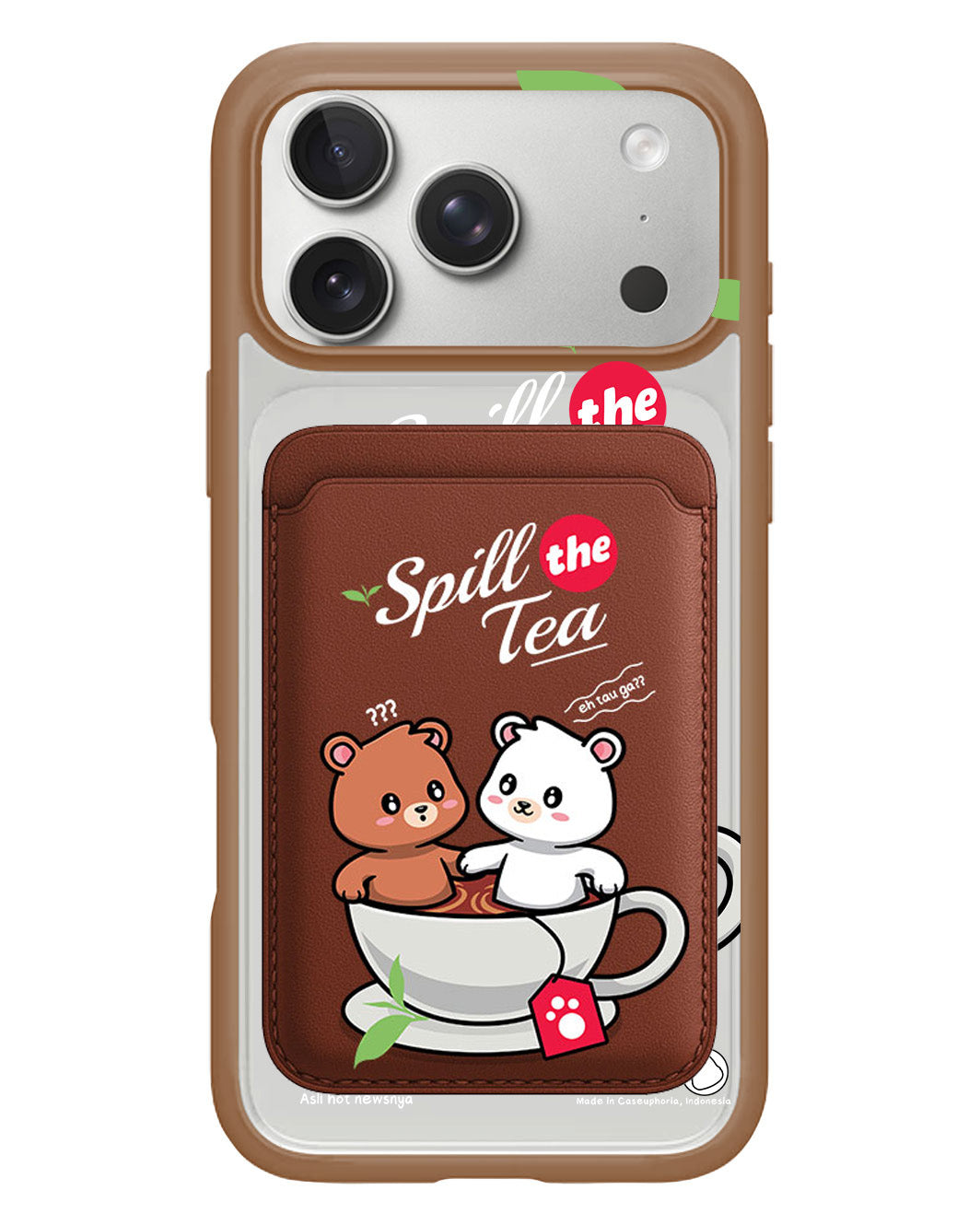 iPhone Magnetic Wallet Case - Spill The Tea
