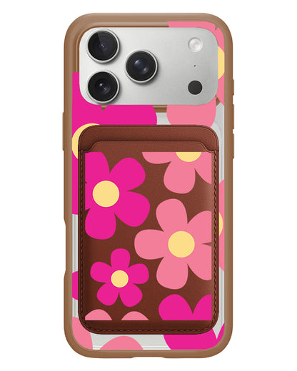 iPhone Magnetic Wallet Case - Daisy Delight