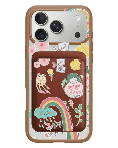 iPhone Magnetic Wallet Case - Self Love