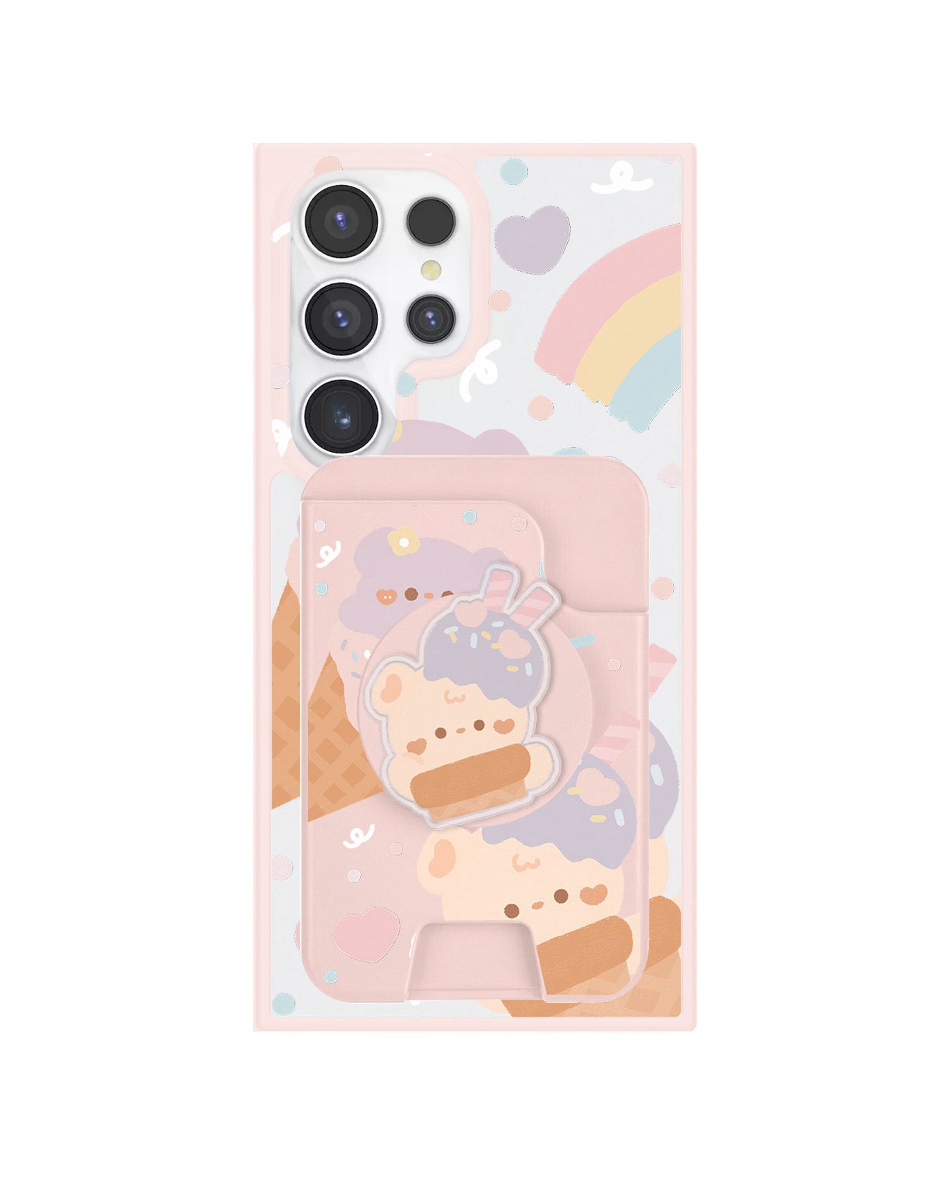 Android Magpop Wallet - Ice Cream for Teddy