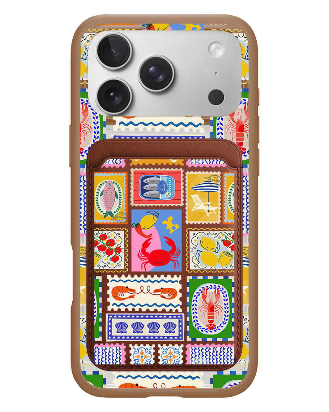 iPhone Magnetic Wallet Case - Seaside Opulence 1.0