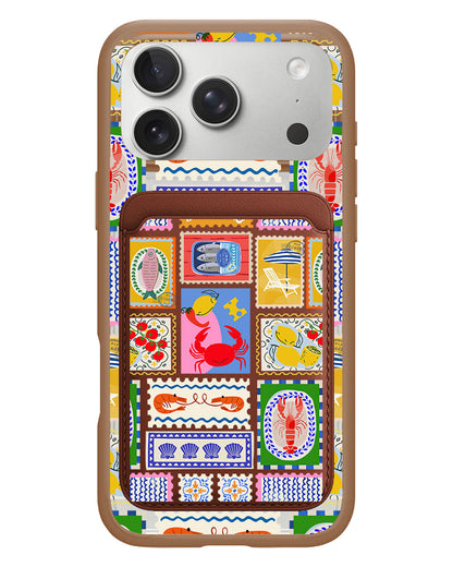 iPhone Magnetic Wallet Case - Seaside Opulence 1.0