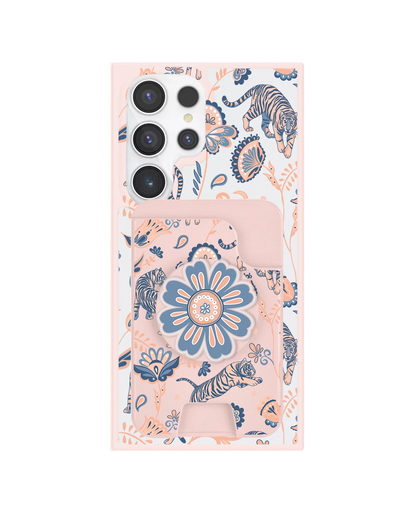 Android Magpop Wallet - Tiger & Floral 5.0