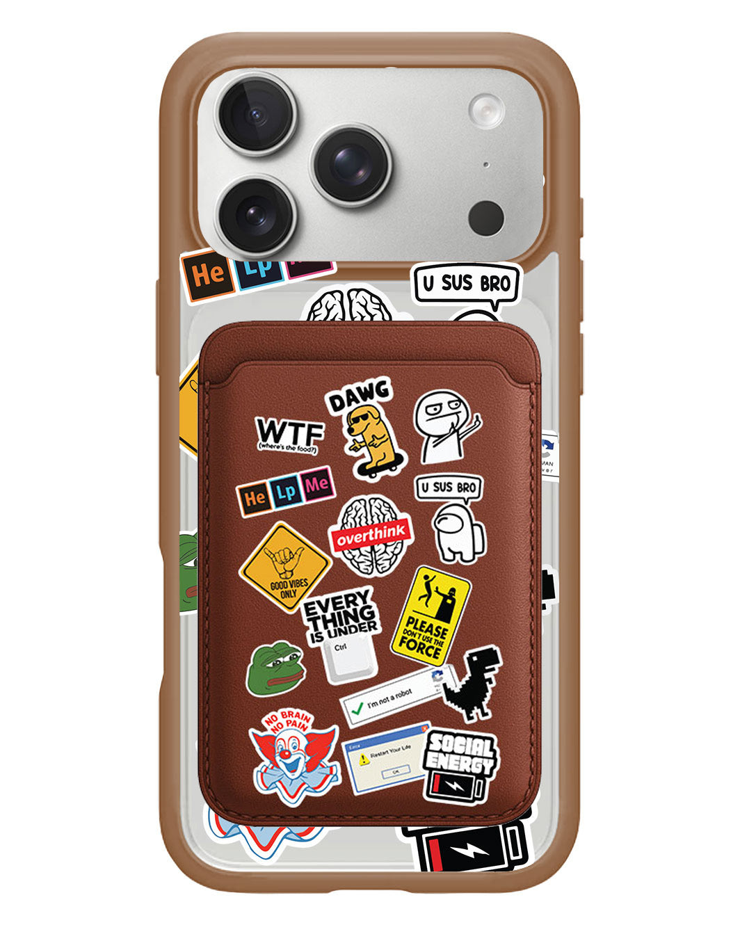 iPhone Magnetic Wallet Case - Brand Parody 2.0