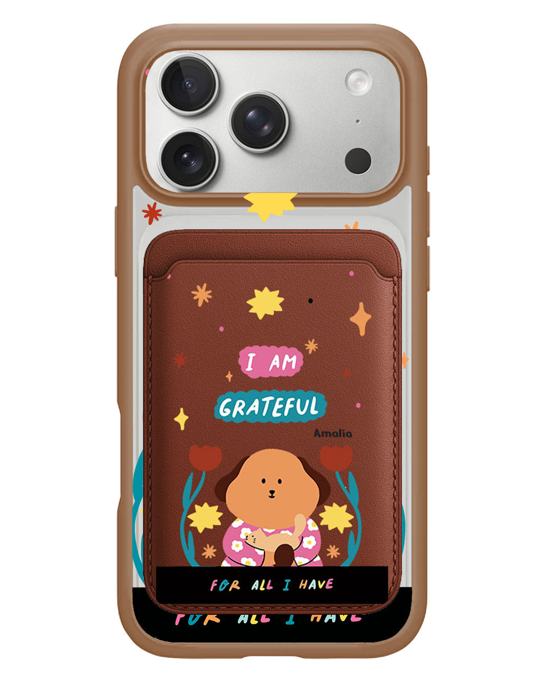 iPhone Magnetic Wallet Case - Kiku And The Cat