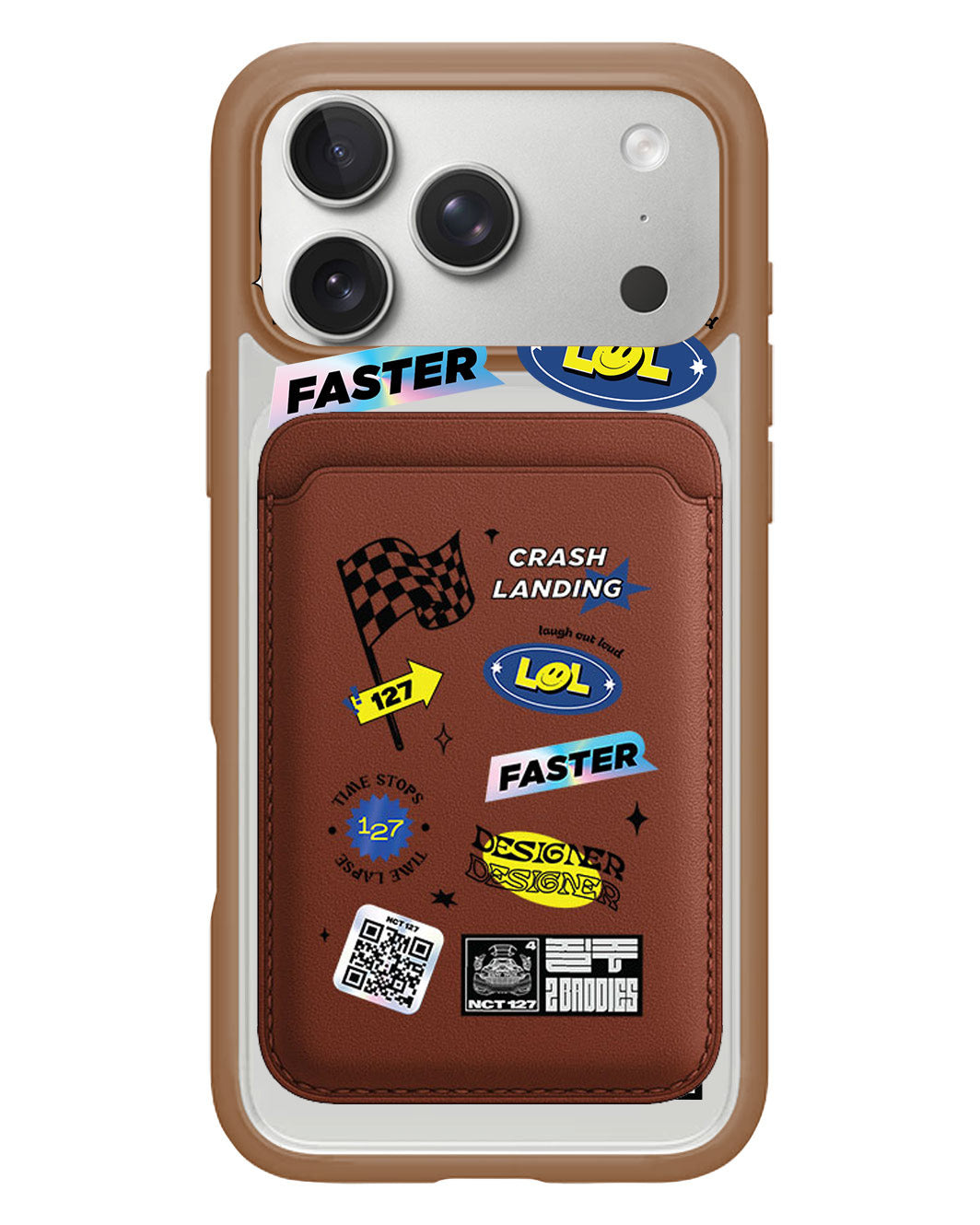iPhone Magnetic Wallet Case - NCT127 Sticker Pack