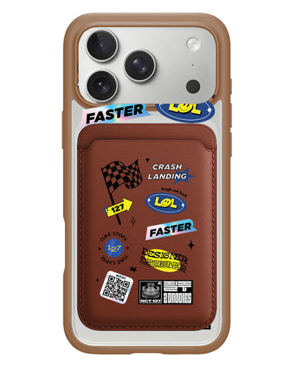 iPhone Magnetic Wallet Case - NCT127 Sticker Pack