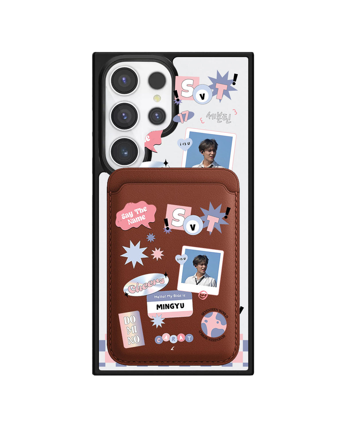 Android Magnetic Wallet Case - Seventeen World
