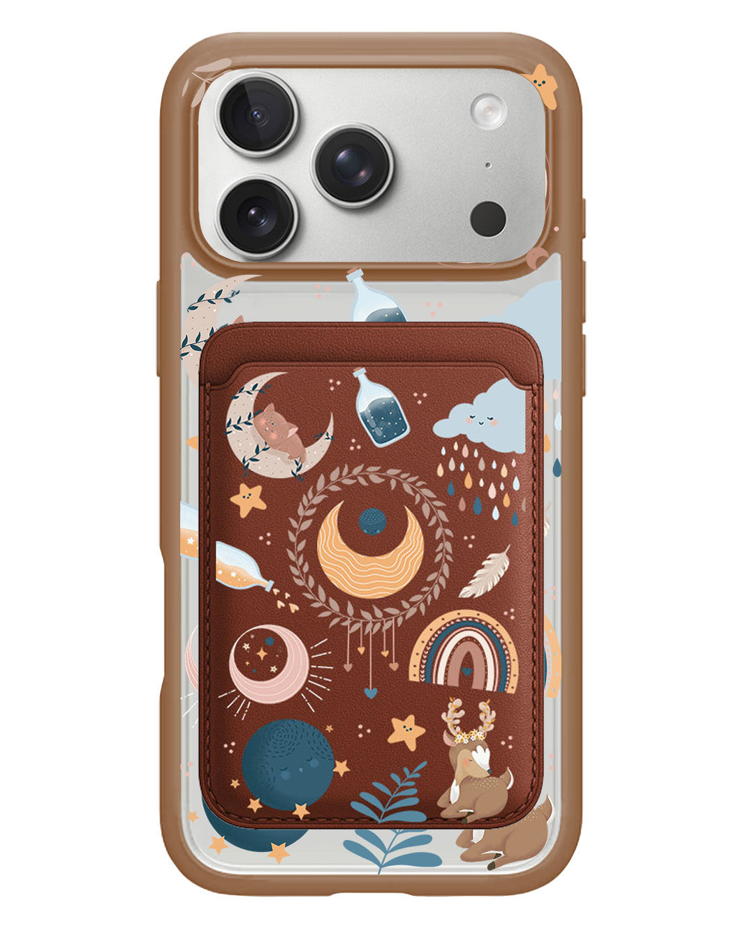 iPhone Magnetic Wallet Case - Boho