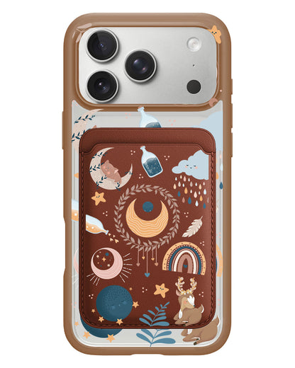 iPhone Magnetic Wallet Case - Boho