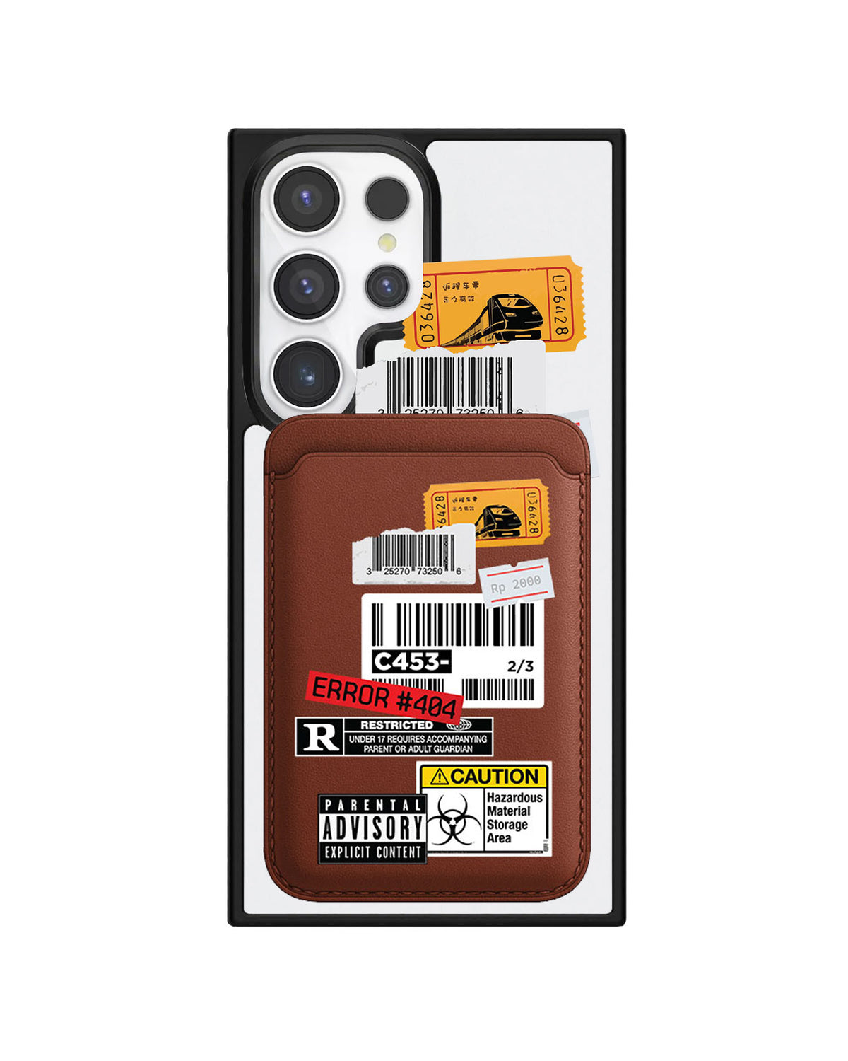 Android Magnetic Wallet Case - Label Sticker Pack