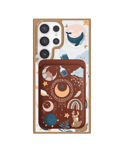 Android Magnetic Wallet Case - Boho