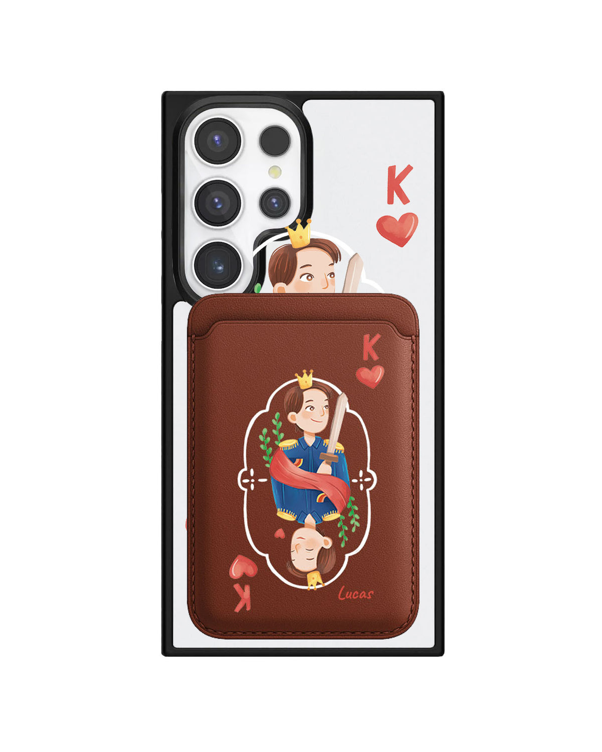 Android Magnetic Wallet Case - King