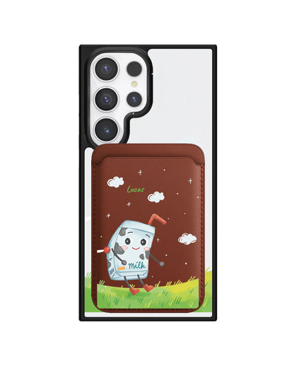 Android Magnetic Wallet Case - Milk To My Cookies (Couple Case)