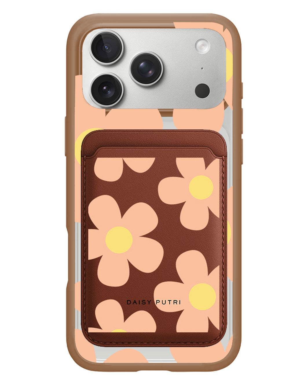 iPhone Magnetic Wallet Case - Daisy Love