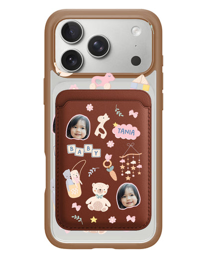 iPhone Magnetic Wallet Case - Face Grid Girl Toys