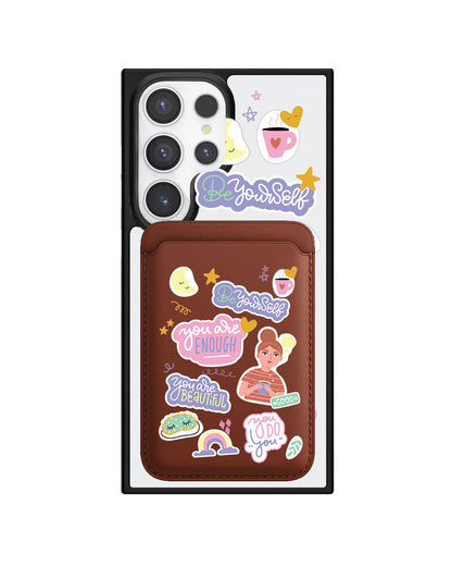 Android Magnetic Wallet Case - Be Yourself