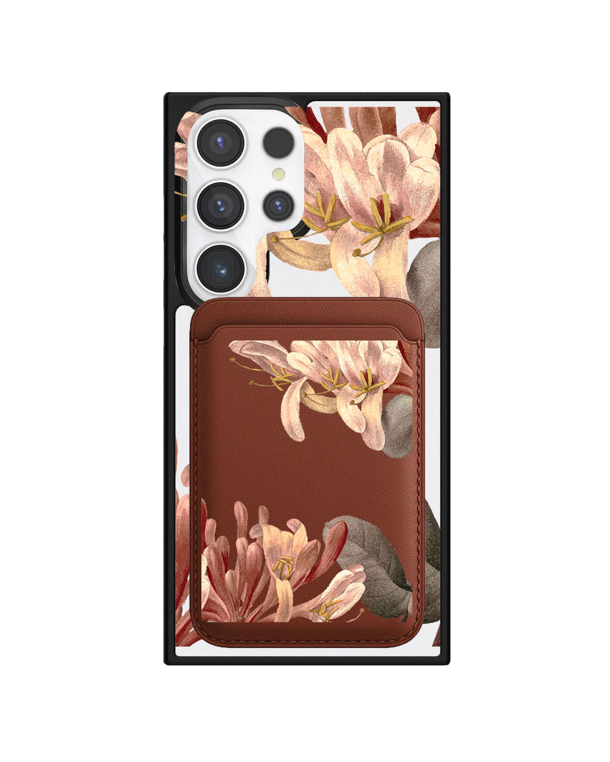 Android Magnetic Wallet Case - June Honey Suckle