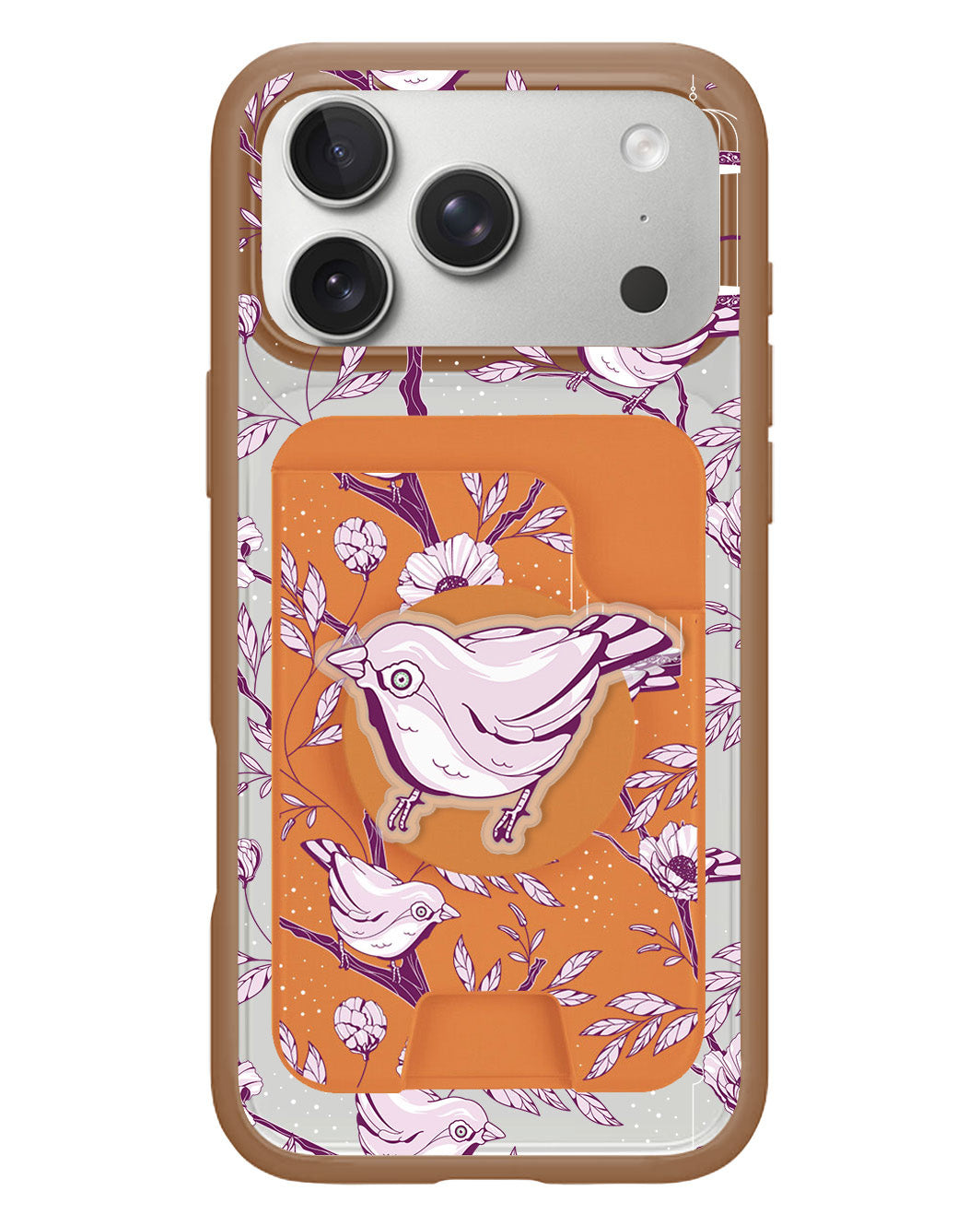 iPhone Magpop Wallet - Lovebird Monochrome 5.0