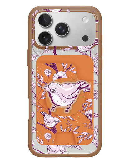 iPhone Magpop Wallet - Lovebird Monochrome 5.0