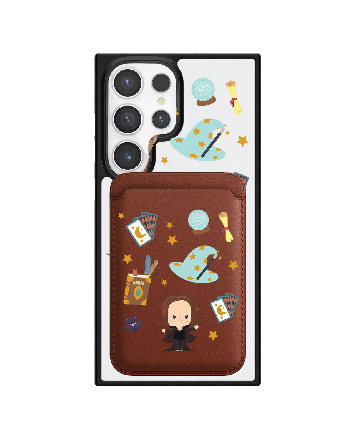 Android Magnetic Wallet Case - Little Hogwarts