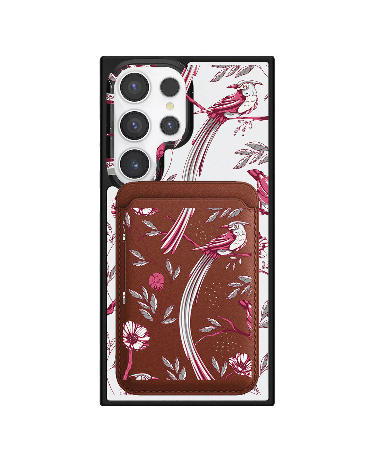 Android Magnetic Wallet Case - Lovebird 6.0