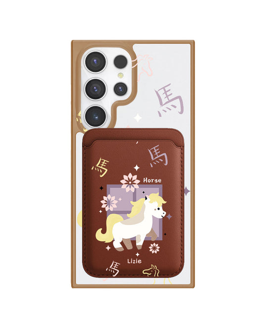 Android Magnetic Wallet Case - Horse (Chinese Zodiac / Shio)