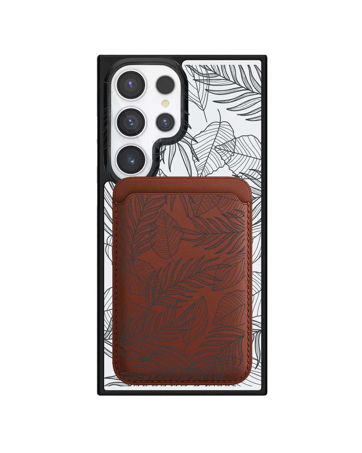 Android Magnetic Wallet Case - Sketchy Tropical 2.0