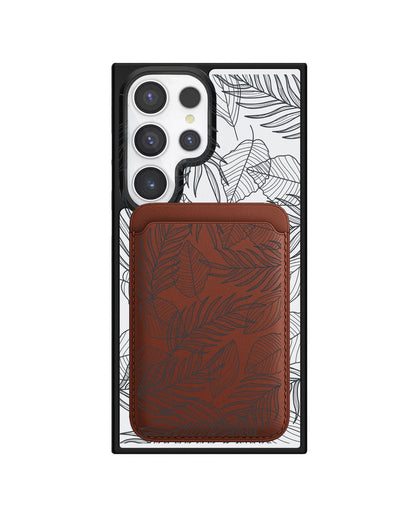 Android Magnetic Wallet Case - Sketchy Tropical 2.0