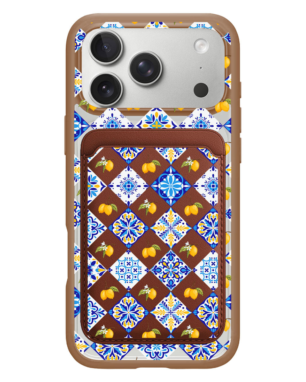 iPhone Magnetic Wallet Case - Majolica Tuscany
