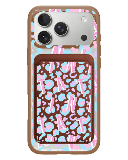 iPhone Magnetic Wallet Case - Leopard Monogram 6.0