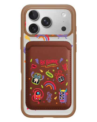 iPhone Magnetic Wallet Case - Baby Monster