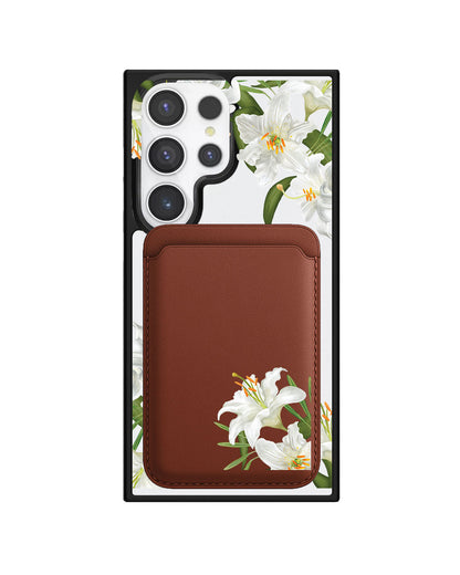 Android Magnetic Wallet Case - May Lily Of The Valley
