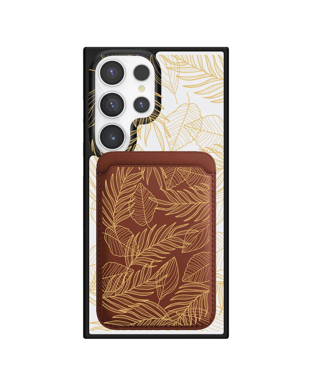 Android Magnetic Wallet Case - Sketchy Tropical 1.0