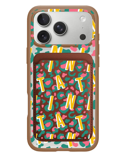 iPhone Magnetic Wallet Case - Leopard Monogram 4.0